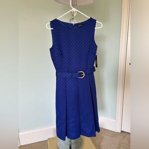 Blue Checkered Tahari Dress 💙